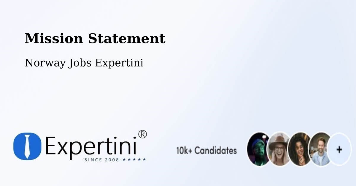 Corporate Mission – Steinkjer - Norway Jobs Expertini