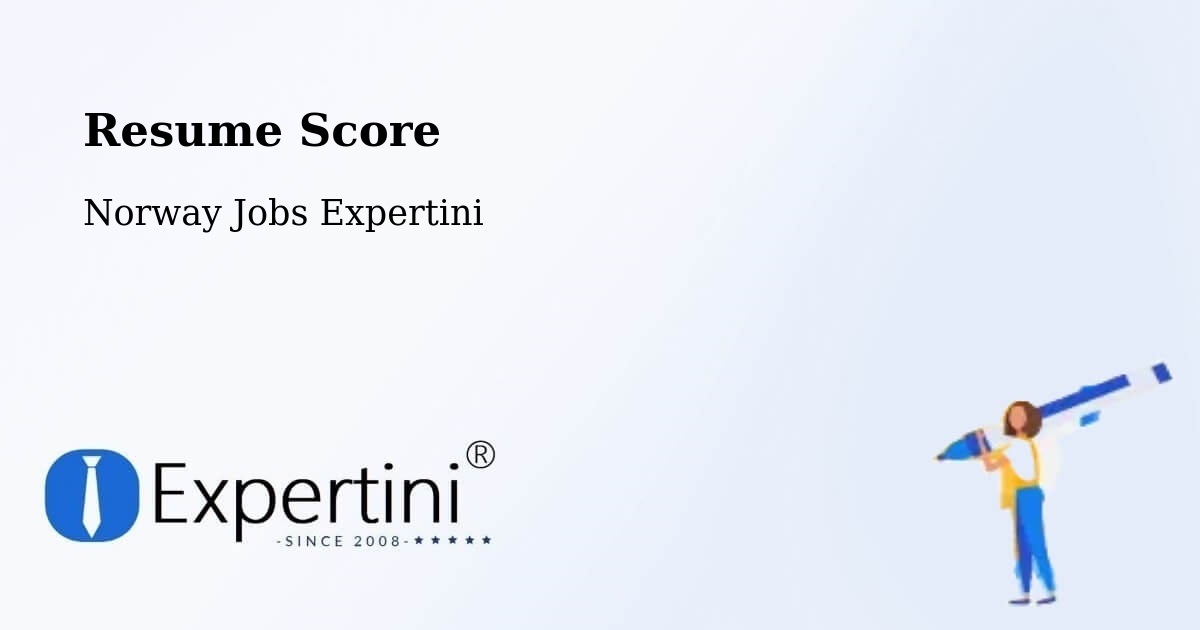 Resume Score & Job Description Match Tool – Steinkjer - Norway Jobs Expertini